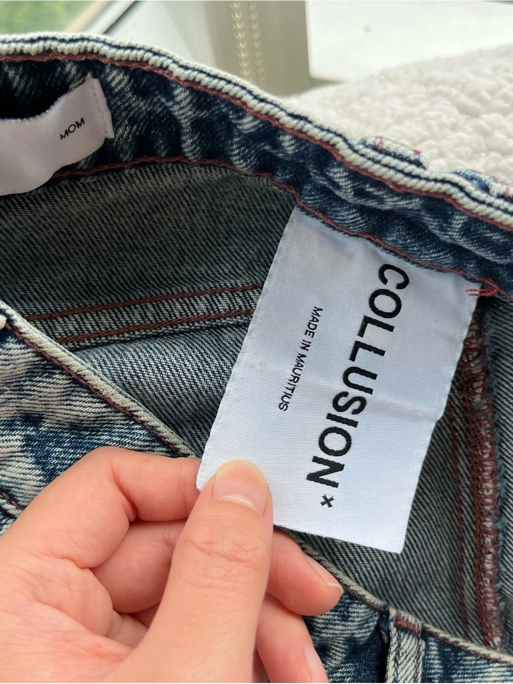 Relaxed Fit Light Blue Acid Wash Jeans